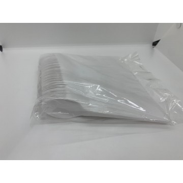 Plastic Spoon 7" White